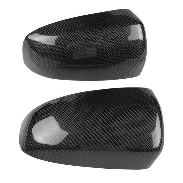 1 Pair of Carbon Fiber Side Rear View Mirror Cover Trim for BMW X5 E70 X6 E71 