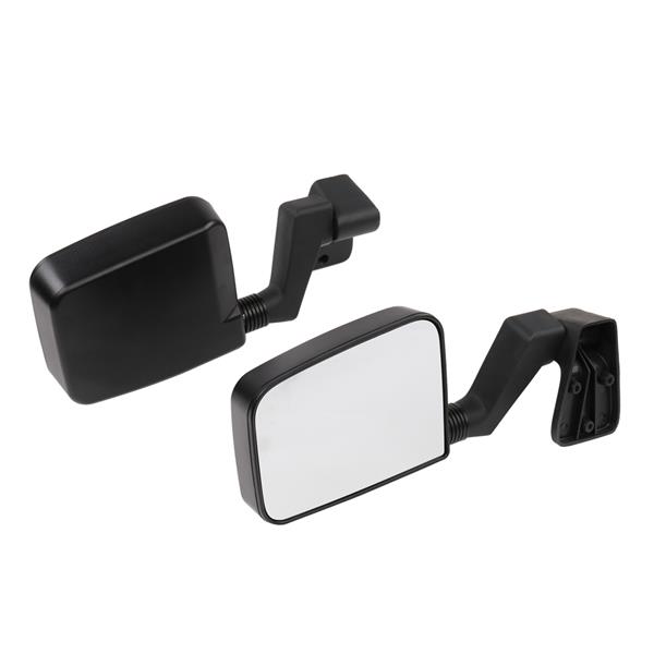 Manual Rear View Mirrors For 1987-2002 Jeep Wrangler Passenger Driver Side Pair 