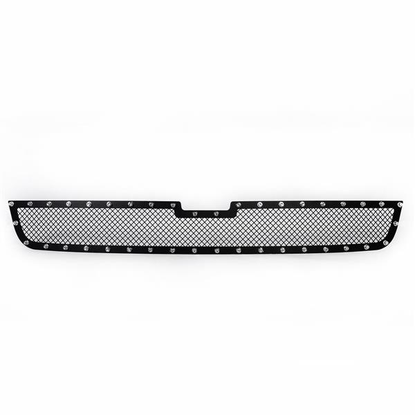 2PCS Stainless Steel Rivet Car Grille for 2008-2012 Chevy Malibu Black Coating 