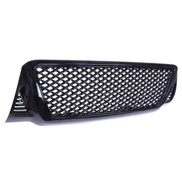 ABS Plastic Car Front Bumper Grille for 2005-2011 Toyota Tacoma ABS Coating QH-TO-009 Black 
