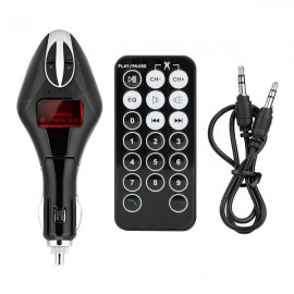 Auto Car MP3 Transmitter Remote Control Kit LCD Sc..