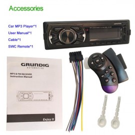 GRUNDIG CAR MP3 Player CAR RADIO MP3/WMA/USB/TF/BT PLAYER MP3 & FM RECEIVER