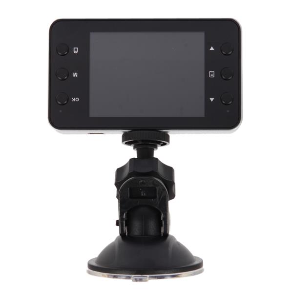 K6000 2.0-Inch 2-LED Wide-angle Lens Car Recorder with Night Vision Black 